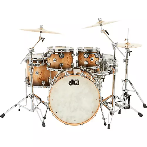 DW SSC Collector's Series 4-Piece Exotic Maple Shell Pack With 22