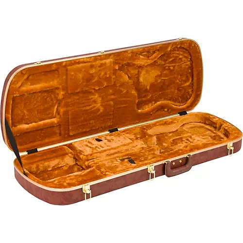 Fender Jazzmaster/Jaguar Electric Guitar Eyeglass Case Brown