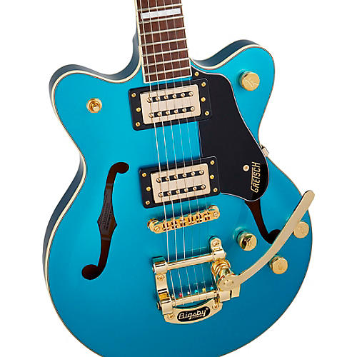 Gretsch Guitars G2655TG Streamliner Center Block Jr. Double-Cut with Bigsby LTD Electric Guitar Riviera Blue