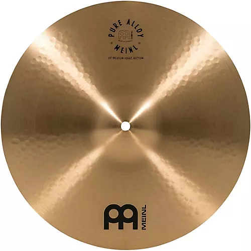 MEINL Pure Alloy Traditional Medium Hi-Hat Cymbal Pair 15 in.