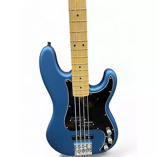 Used 2021 Fender American Performer Precision Bass SATIN LAKE PLACID Electric Bass Guitar SATIN LAKE PLACID