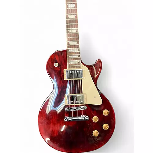 Used Gibson Les Paul Studio Red Solid Body Electric Guitar Red