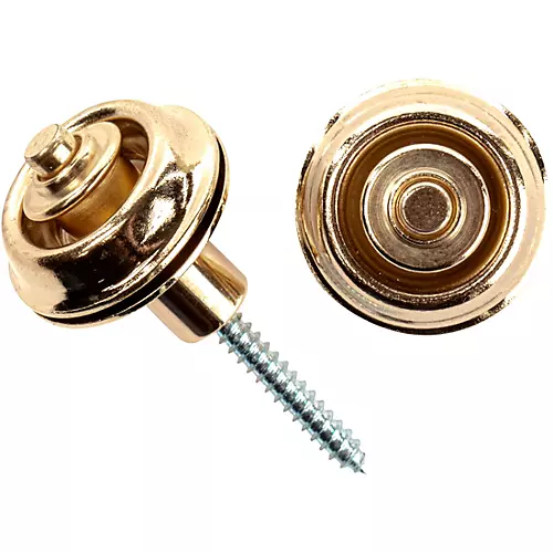 Dunlop Straplok Flush Mount Strap Retainer System Gold