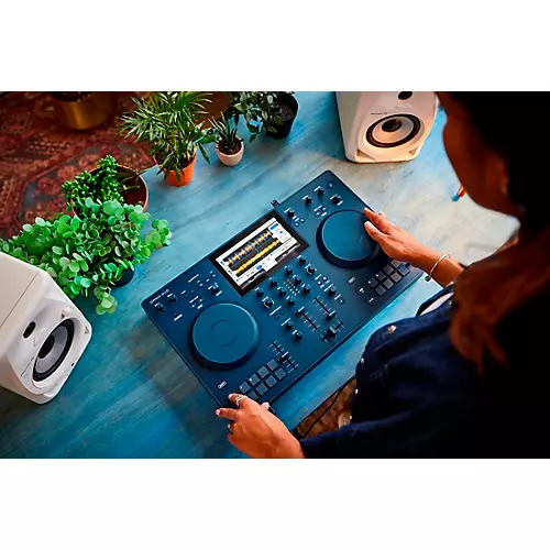 AlphaTheta OMNIS-DUO Wireless Portable All-in-One DJ System Blue