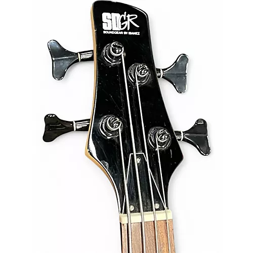 Used Ibanez SR400 Black Electric Bass Guitar Black