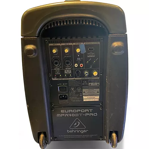 Used Behringer Europort mpa40bt-Pro Powered Speaker