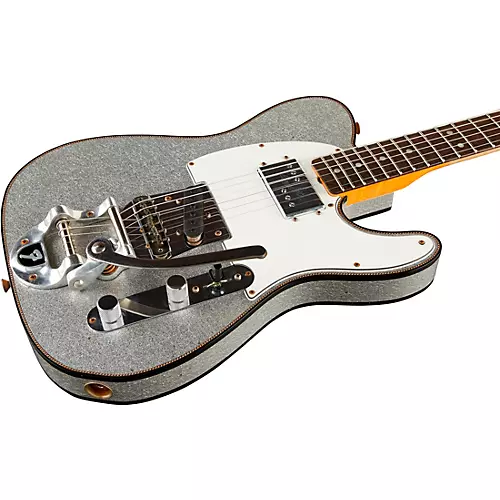 Fender Custom Shop Limited-Edition CuNiFe Telecaster Custom Journeyman Relic Electric Guitar Aged Gold Sparkle