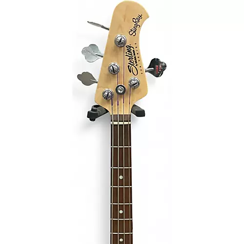 Used Sterling by Music Man Ray4 Trans Black Electric Bass Guitar Trans Black