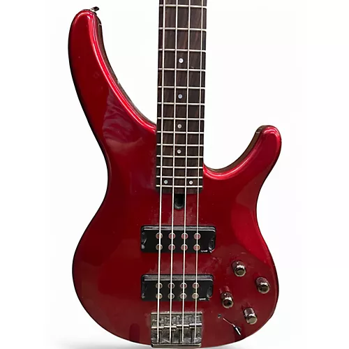 Used Yamaha TRBX304 Candy Apple Red Metallic Electric Bass Guitar Candy Apple Red Metallic