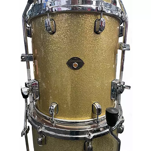 Used TAMA 6 Piece Starclassic Performer Vegas Gold Drum Kit Vegas Gold