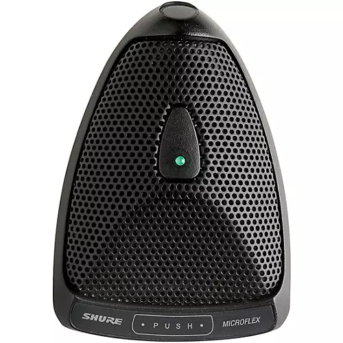 Shure MX392BE Condenser Boundary Microphone, Built-in Preamp, Attached 12' Unterminated Bottom-exit Cable (Cardioid)