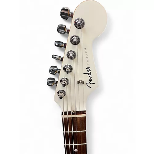 Used Fender AERODYNE STRATOCASTER Bright White Solid Body Electric Guitar Bright White