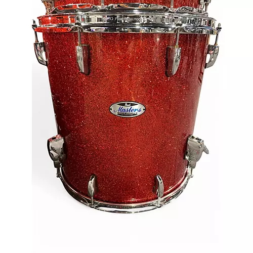 Used Pearl 5 Piece MASTERS MAPLE COMPLETE BURNT COPPER Drum Kit BURNT COPPER