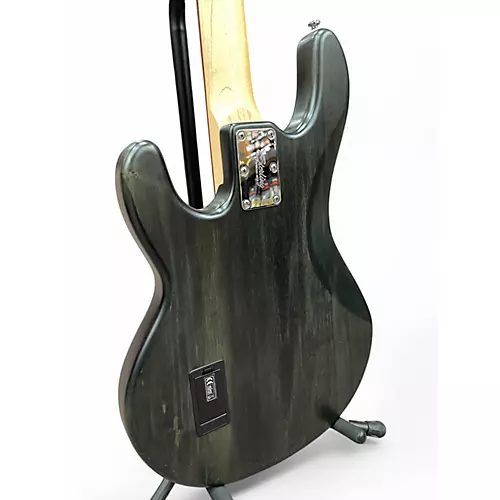 Used Sterling by Music Man Sub 4 Trans Black Electric Bass Guitar Trans Black