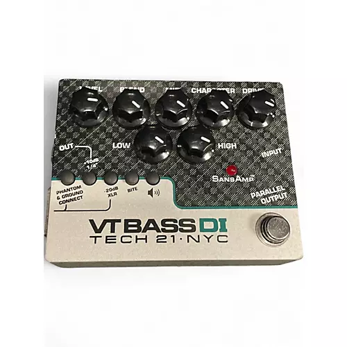 Used Tech 21 CSVTBDI Sansamp Character Series VT Bass DI Bass Effect Pedal