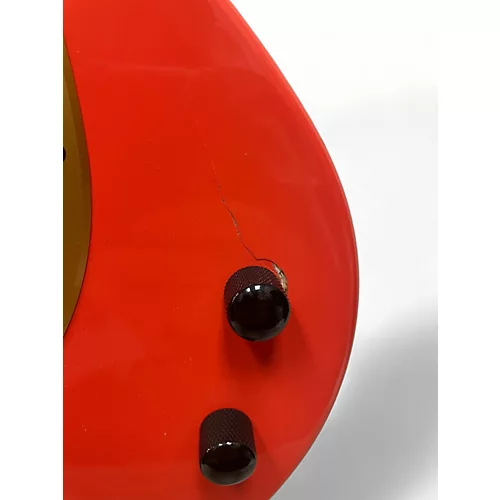 Used Sterling by Music Man Pete Wentz Signature StingRay Fiesta Red Electric Bass Guitar Fiesta Red