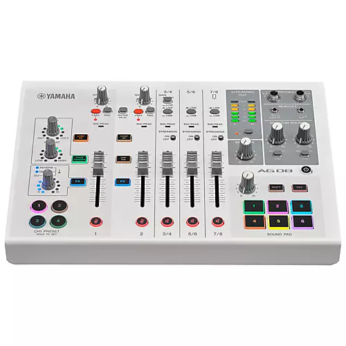 Yamaha AG08 8-Channel Mixer/USB Interface for Mac/PC Black