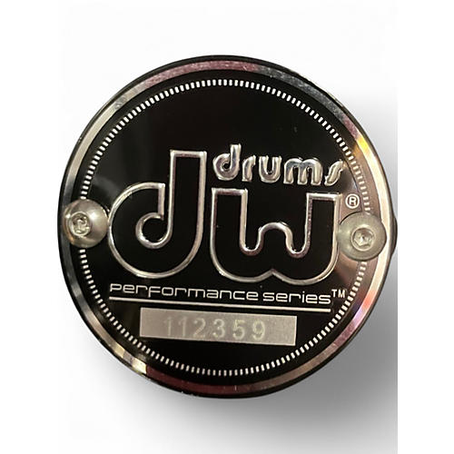 Used DW 5 Piece Performance Series Charcoal Black Metallic Drum Kit Charcoal Black Metallic