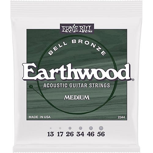 Ernie Ball Earthwood Bell Bronze Acoustic Guitar Strings Medium Light (12 - 54)