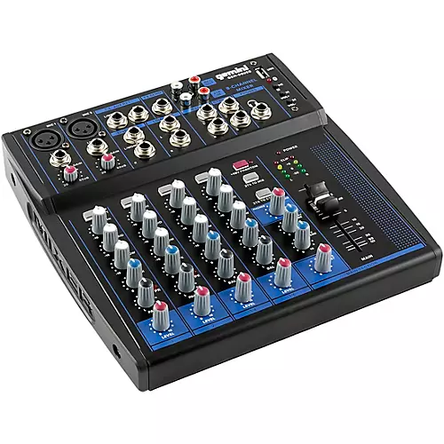 Gemini GEM-08 USB 8 Channel USB mixer With Bluetooth
