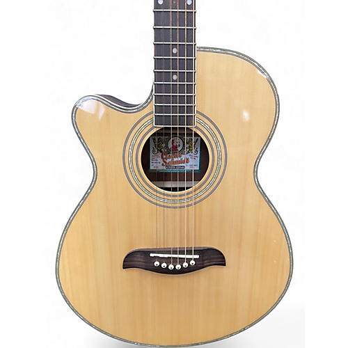 Used Oscar Schmidt By Washburn OG10CE Natural Acoustic Electric Guitar Natural