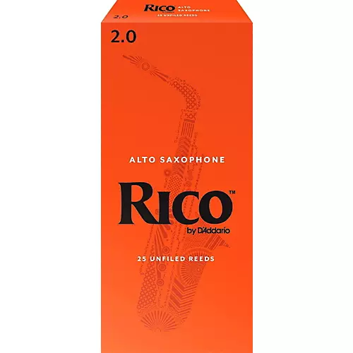 Rico Alto Saxophone Reeds, Box of 25 Strength 1.5
