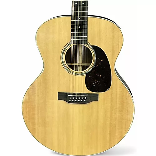 Used Martin J16E-12 Natural 12 String Acoustic Electric Guitar Natural