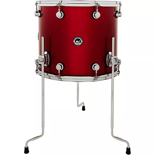 DW DWe Wireless Acoustic/Electronic Convertible Floor Tom with Legs 14 x 12 in. Finish Ply Black Galaxy