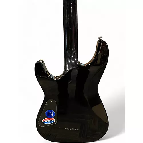 Used Schecter Guitar Research Blackjack C1 EX Black Solid Body Electric Guitar Black