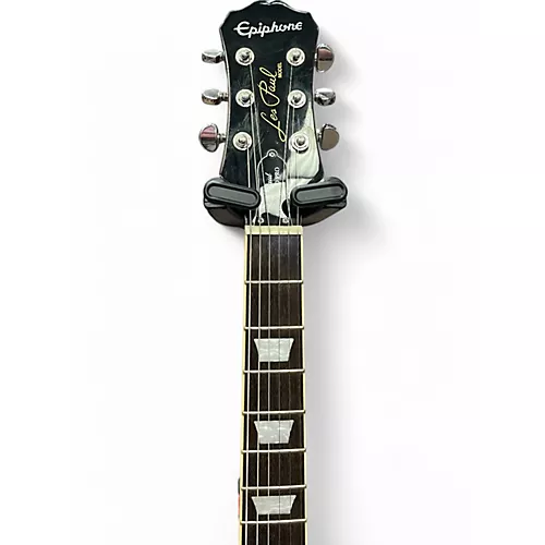 Used 2016 Epiphone Les Paul Standard Pro Cherry Sunburst Solid Body Electric Guitar Cherry Sunburst