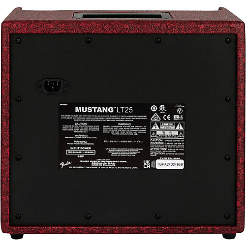 Fender Mustang LT25 25W 1x8 Guitar Combo Amp British Racing Green