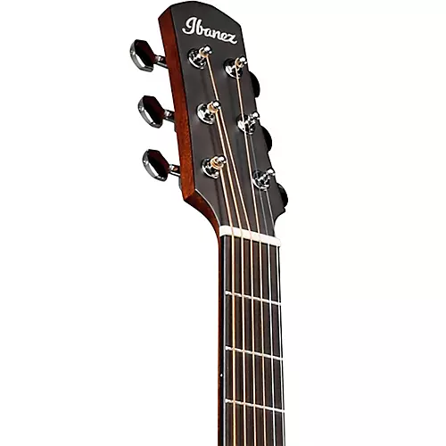 Ibanez AAD190CE Advanced Cutaway All-Okoume Dreadnought Acoustic-Electric Guitar Weathered Black