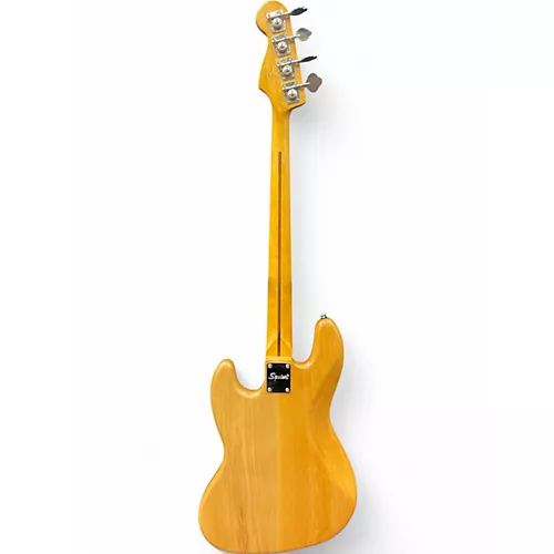 Used Squier Classic Vibe 70s Jazz Bass Natural Electric Bass Guitar Natural