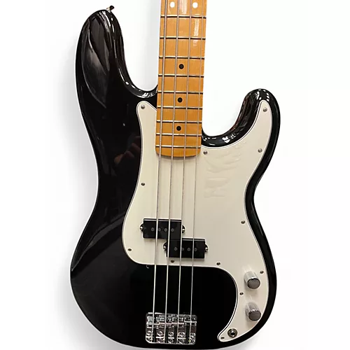 Used Fender PLAYER II PRECISION BASS  Black and White Electric Bass Guitar Black and White