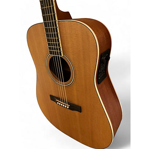 Used Larrivee D-03LHE Natural Acoustic Electric Guitar Natural