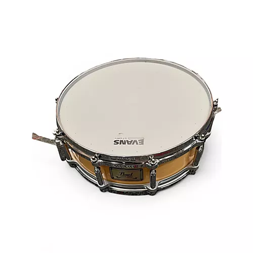 Used Pearl 5.5X14 Free Floating Snare NATURAL Drum NATURAL 10