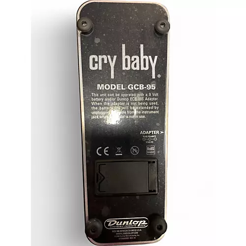 Used Dunlop CRY BABY WAH GCB -95  Effect Pedal