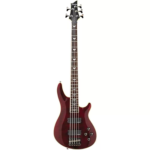 Schecter Guitar Research Omen Extreme-5 5-String Bass Guitar Black Cherry