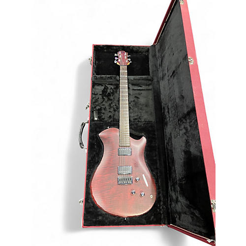 Used Relish Guitars Mary Limited Burgundy Flame Hollow Body Electric Guitar Burgundy Flame