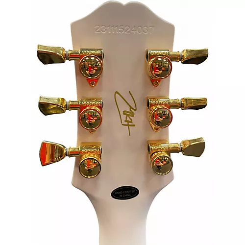 Used Epiphone Matt Heafy Les Paul Custom Origins Bone White Solid Body Electric Guitar Bone White