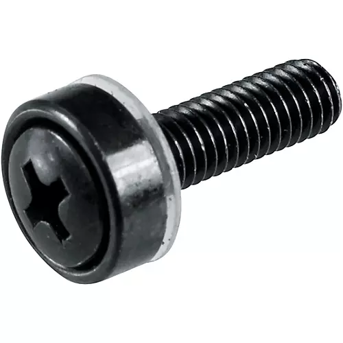 Gator GRW-SCRW025 25-Pack of Rack Screws with Washers, Black