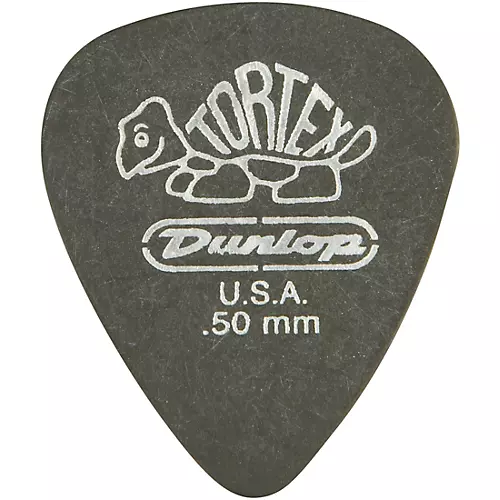 Dunlop Tortex Pitch Black Standard Guitar Picks 1 Dozen .60 mm