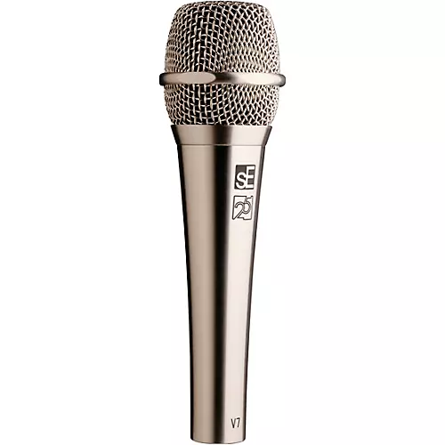 sE Electronics V7 Studio-Grade Supercardioid Handheld Microphone - 25th Anniversary Nickel