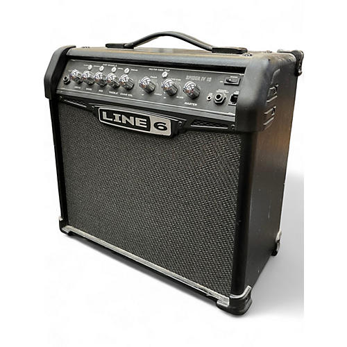 Used Line 6 Spider IV 15W 1X8 Guitar Combo Amp
