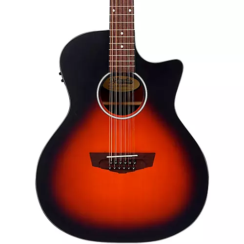 D'Angelico Premier Series Gramercy LS Grand Auditiorium 12-String Acoustic-Electric Guitar Satin Vintage Sunburst