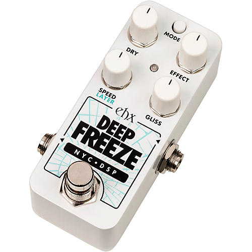 Electro-Harmonix Deep Freeze Sound Retainer Effects Pedal White