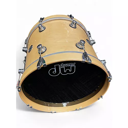 Used DW 3 Piece Performance Series Shell Pack Ply Pewter Sparkle Drum Kit Ply Pewter Sparkle