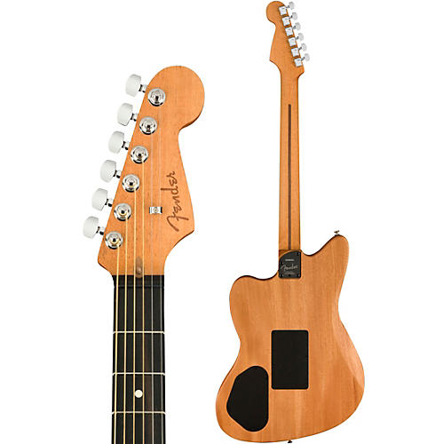 Fender American Acoustasonic Jazzmaster Acoustic-Electric Guitar Tungsten