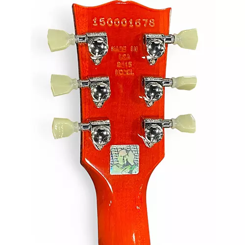 Used 2015 Gibson LES PAUL 100 STUDIO Cherry Solid Body Electric Guitar Cherry