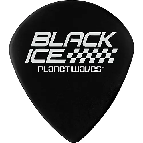 D'Addario 10 Small Guitar Picks Medium Black Ice